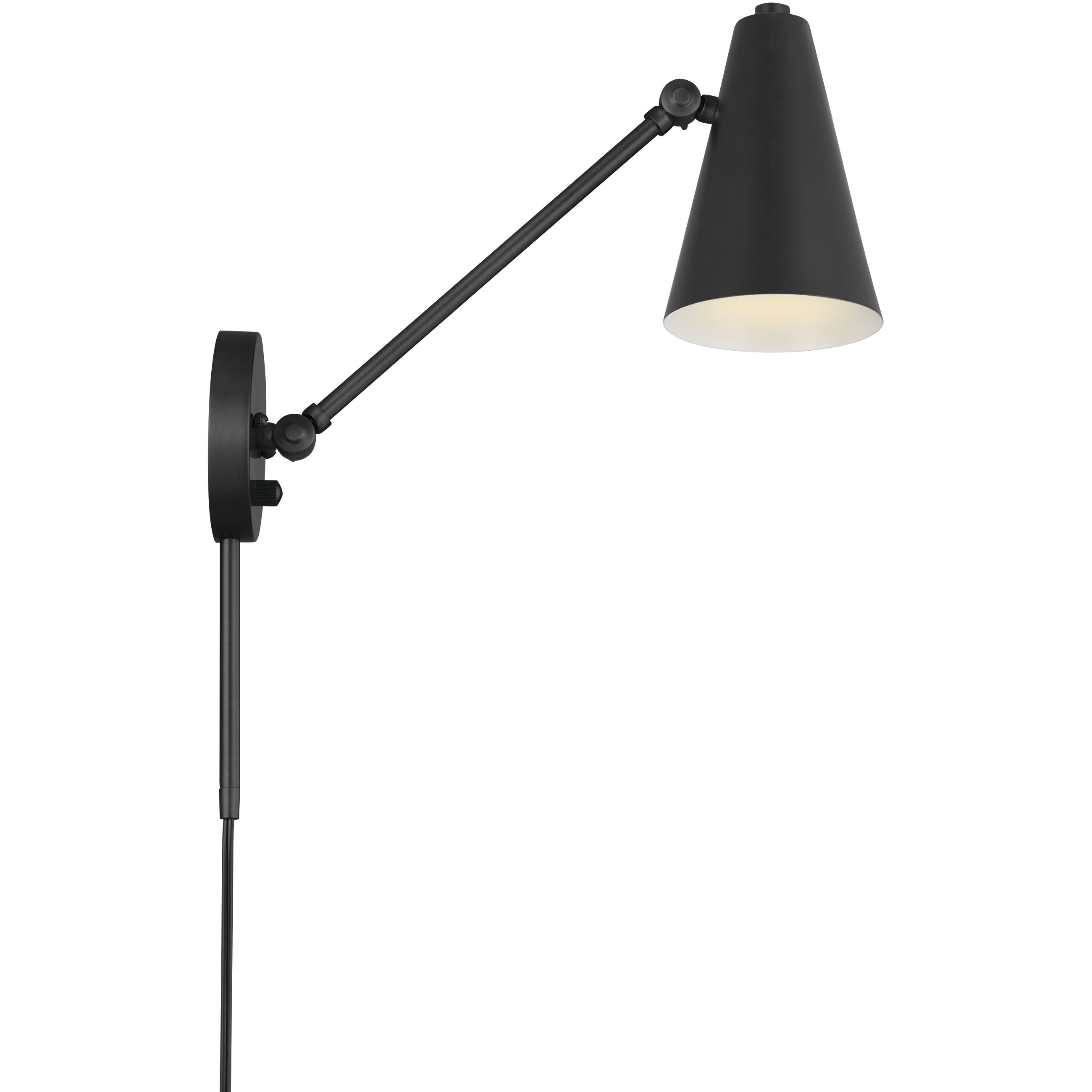 Sylvia 1 Light 5.5 inch Black Wall Sconce Wall Light