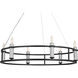 Rosalind 6 Light 33.25 inch Black Chandelier Ceiling Light