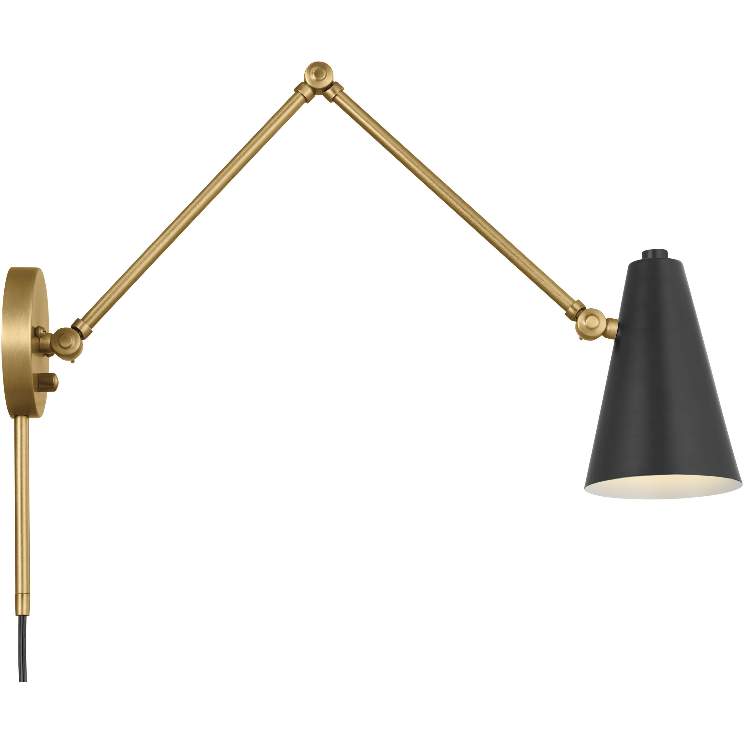 Sylvia 1 Light 5.5 inch Natural Brass Wall Sconce Wall Light