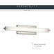 Independence LED 26 inch Brushed Nickel Linear Bath Large Wall Light, Large