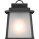 Noward 1 Light 10.25 inch Black Outdoor Wall Sconce, Medium