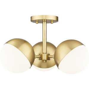 Realm Sphere 3 Light 17.25 inch Semi-Flush Mount