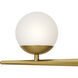 Jasper 3 Light 25 inch Natural Brass Wall Mt Bath 3 Arm Wall Light