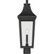 Cleary 2 Light 25.25 inch Textured Black Outdoor Post Light