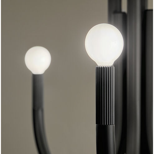 Odensa LED 29.25 inch Black Chandelier Ceiling Light