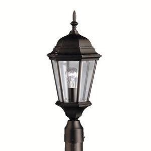 Madison 1 Light 22 inch Black Outdoor Post Lantern
