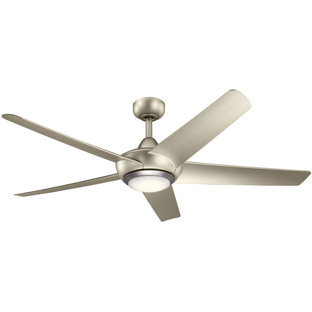 Kapono 52 inch Brushed Nickel Ceiling Fan