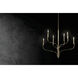 Livadia 8 Light Champagne Bronze Chandelier Ceiling Light, 1 Tier Large