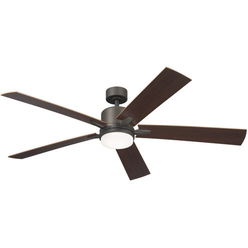 Lucian 60 inch Olde Bronze with Walnut/Cherry Blades Ceiling Fan