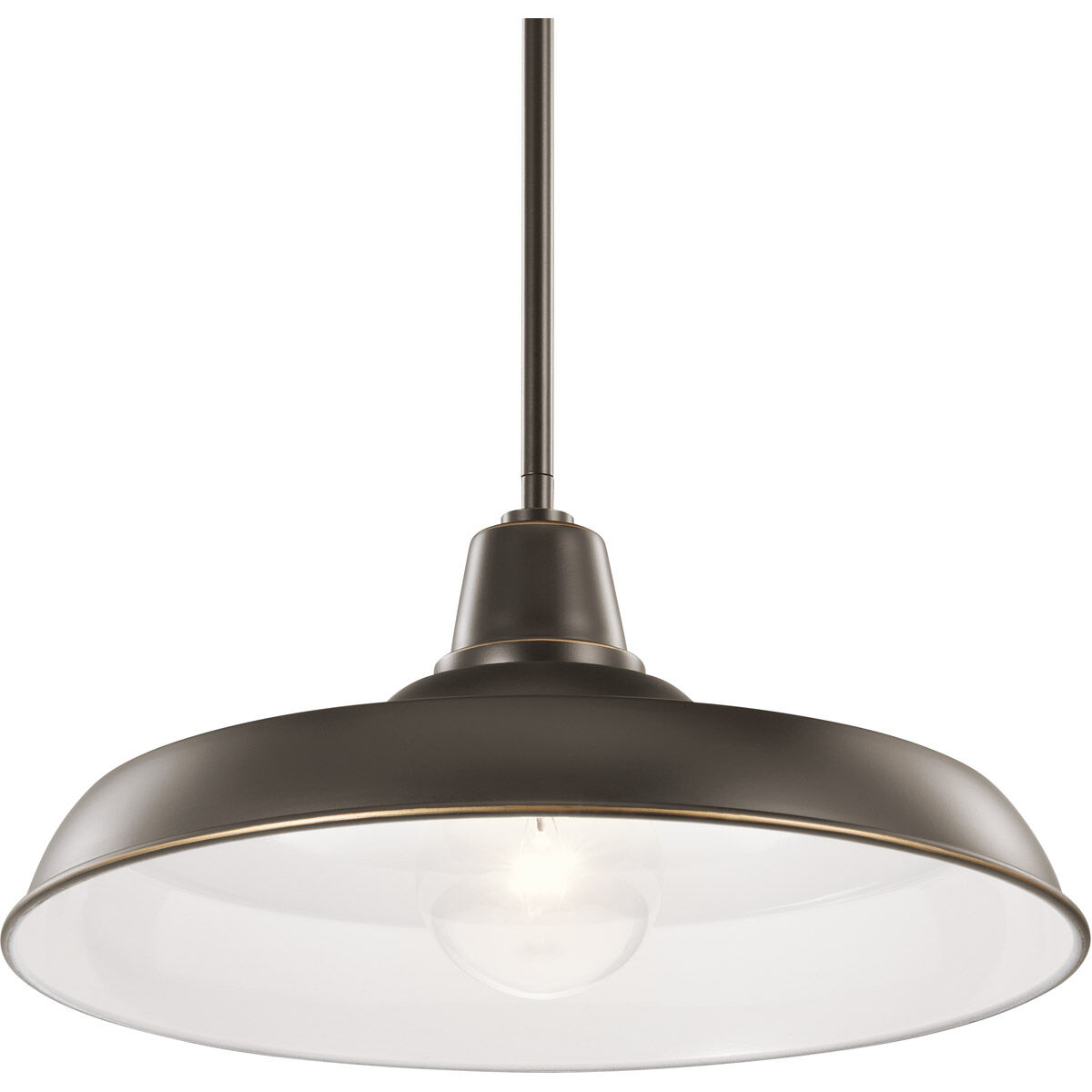 Pier 1 Light 17 inch Olde Bronze Pendant/Semi Flush Ceiling Light