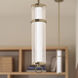 Riven LED Champagne Bronze Mini Pendant Ceiling Light