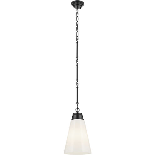 Marsailli 1 Light Black Pendant Ceiling Light, Medium