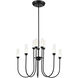 Moraine LED Black Chandelier Ceiling Light