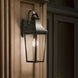 Cleary 1 Light 20 inch Textured Black Outdoor Wall Light