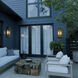 Marea 2 Light 25 inch Natural Brass Outdoor Wall Light
