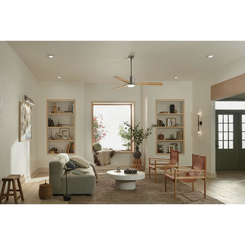 Sylvia 4 Light 120 Brushed Natural Brass Rail Light Ceiling Light