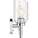 Madden 2 Light 14.25 inch Chrome Wall Mount Bath Wall Light, 2 Arm