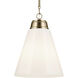 Marsailli 1 Light Champagne Bronze Pendant Ceiling Light, Large