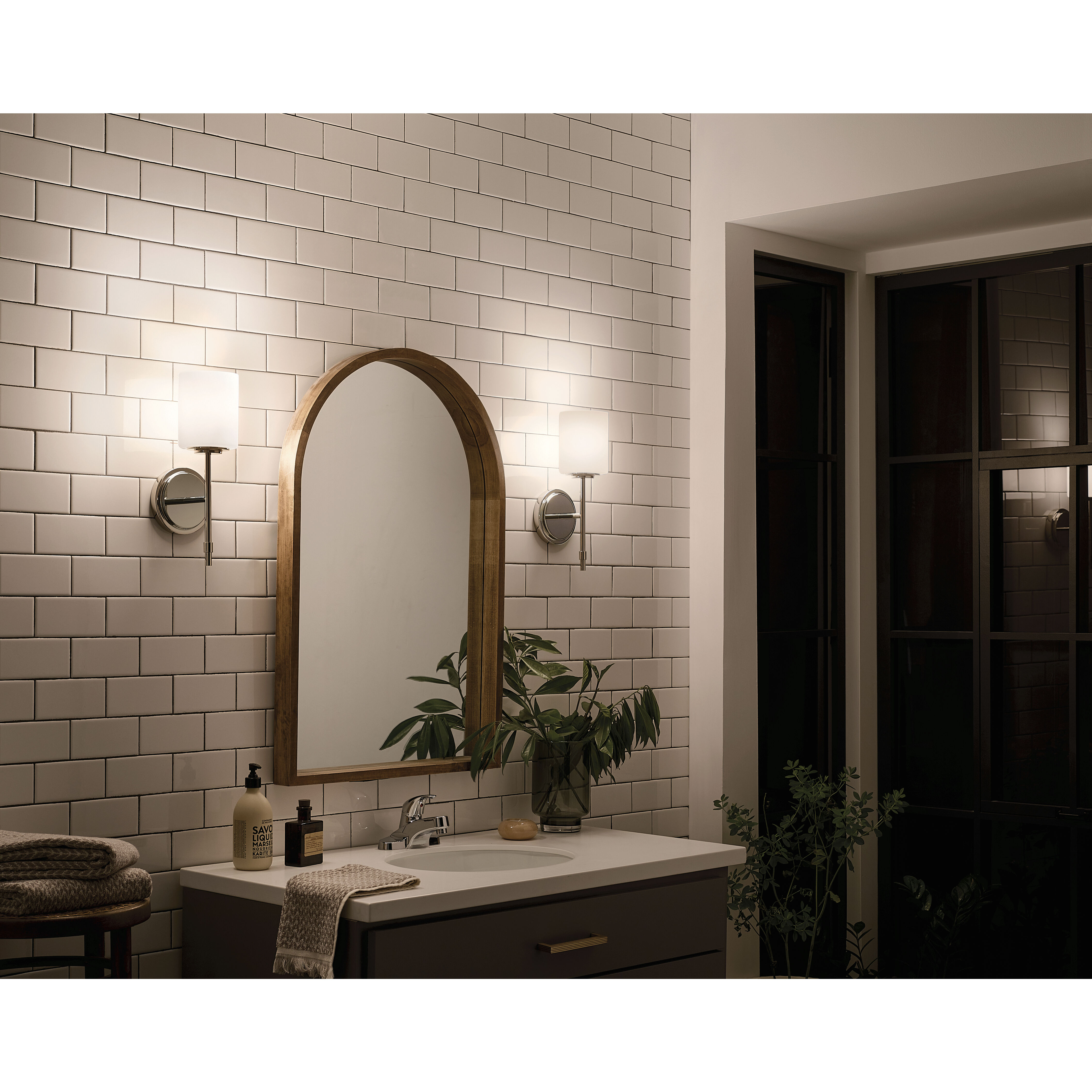 Ali 1 Light 5.25 inch Polished Nickel Wall Sconce Wall Light