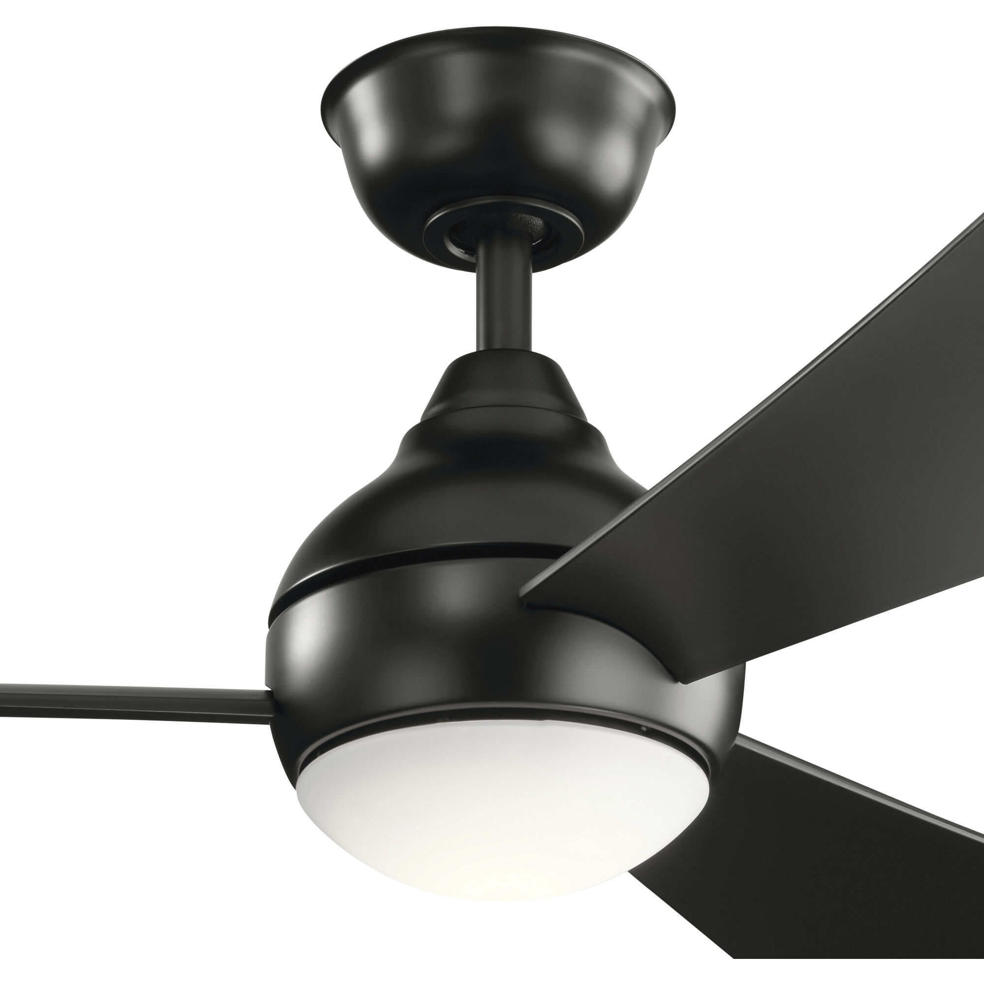 Sola 54 inch Satin Black Ceiling Fan