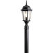 Madison 1 Light 22 inch Black Outdoor Post Lantern
