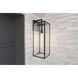 Branner 1 Light 24 inch Black Textured Outdoor Wall, Large