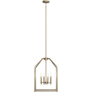 Madden 4 Light 16 inch Champagne Bronze Foyer Pendant Ceiling Light