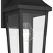 Cleary 1 Light 16 inch Textured Black Outdoor Wall Light
