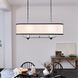 Homestead Heddle 8 Light 13 inch Textured Black Chandelier Ceiling Light, Heddle