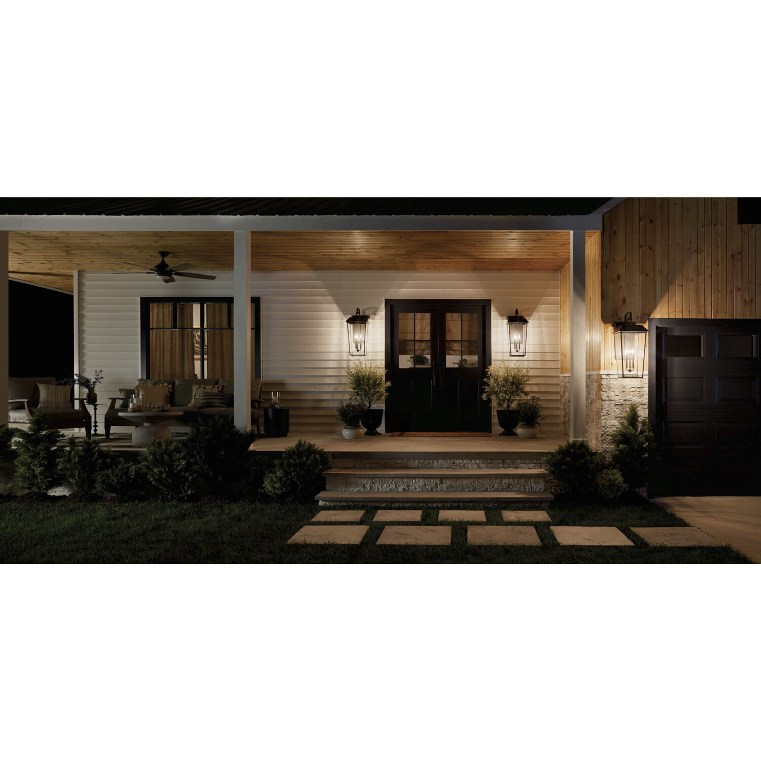 Mathus 3 Light 30.25 inch Olde Bronze Outdoor Wall, X-Large