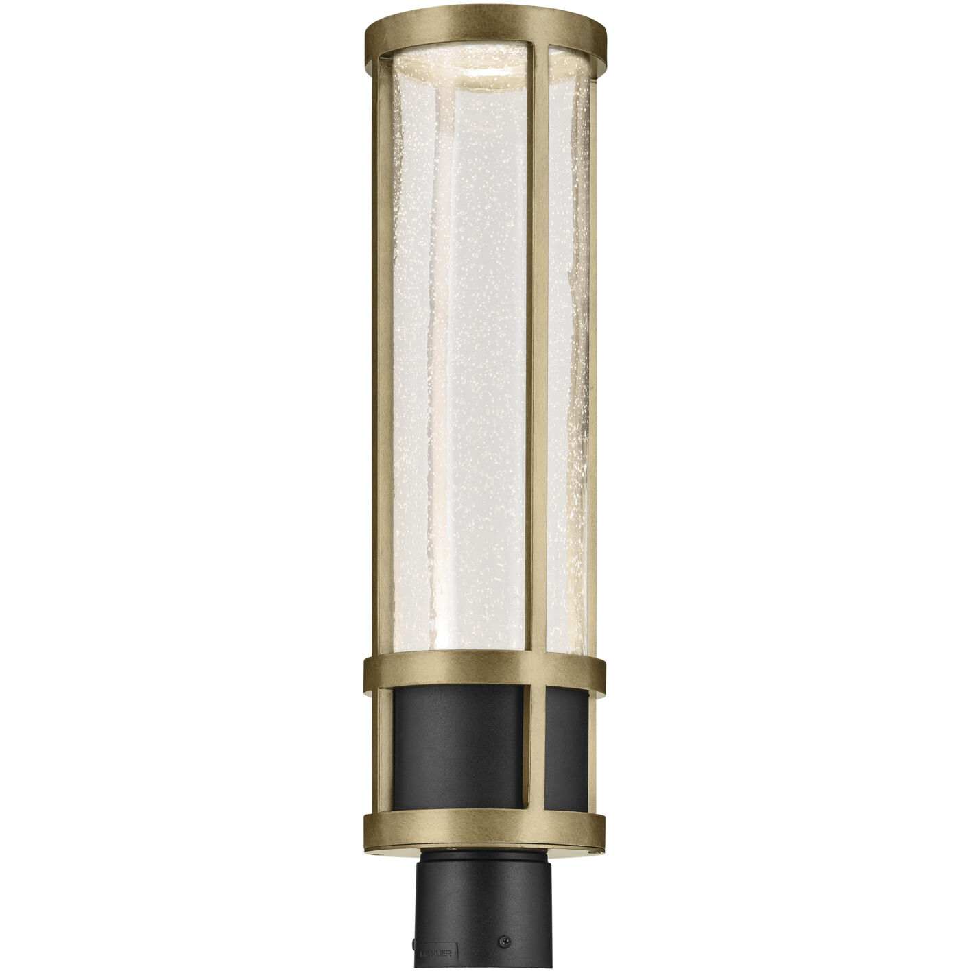 Camillo LED 22.5 inch Black Textured Outdoor Post Lantern