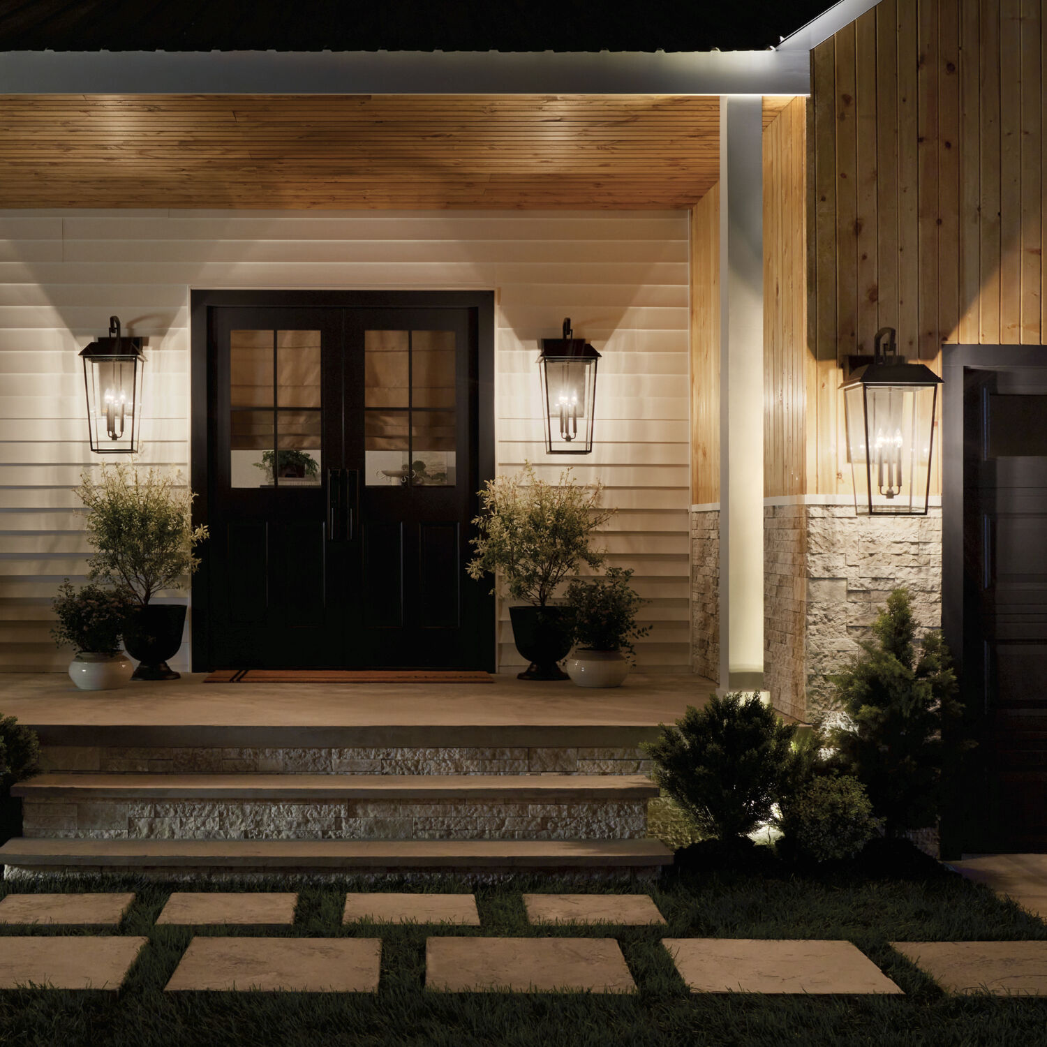 Bronze on sale porch lights