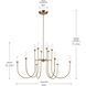Moraine LED Champagne Bronze Chandelier Ceiling Light