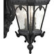 Tournai 2 Light 24 inch Textured Black Outdoor Wall, X-Large