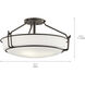 Alkire 4 Light 22 inch Olde Bronze Semi Flush Light Ceiling Light
