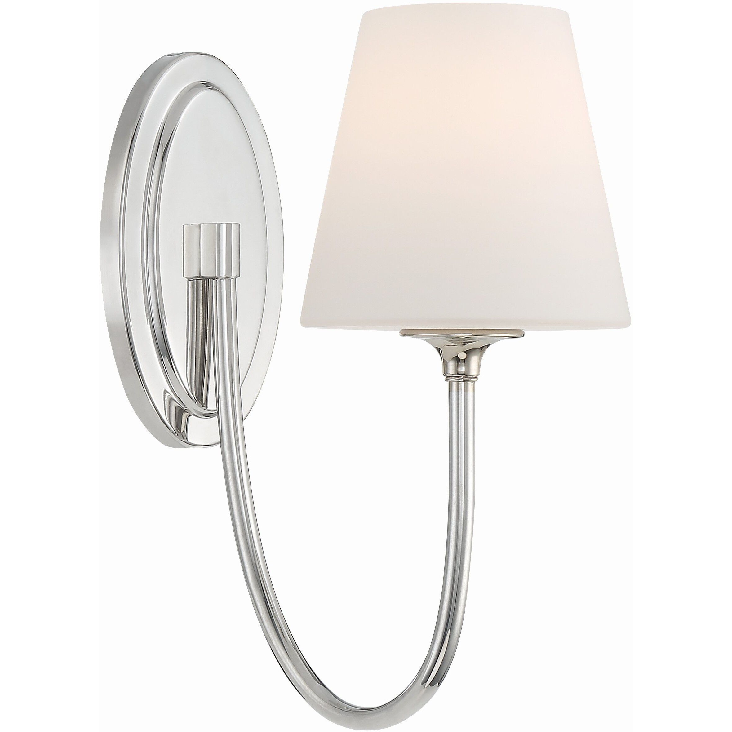 Juno Bath Sconce Wall Light in Polished Nickel