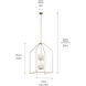 Madden 8 Light 24.25 inch Brushed Nickel Large Foyer Pendant Ceiling Light