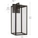 Branner 1 Light 30 inch Olde Bronze Outdoor Wall Light