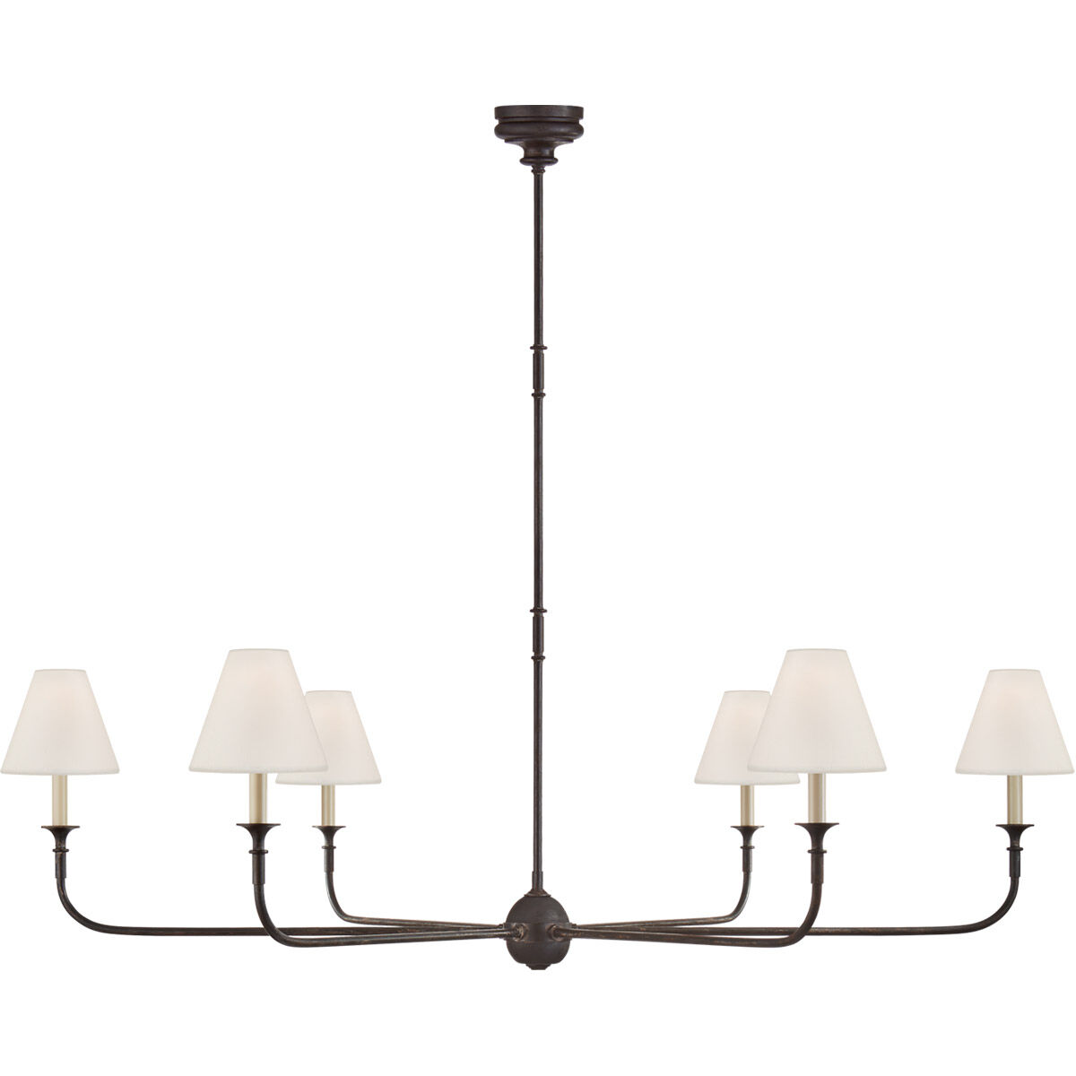 Thomas O'Brien Piaf 6 Light 58.00 inch Chandelier