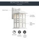 Beacon Square 1 Light 12 inch White Outdoor Wall, Small