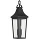 Cleary 2 Light 8.5 inch Textured Black Outdoor Pendant