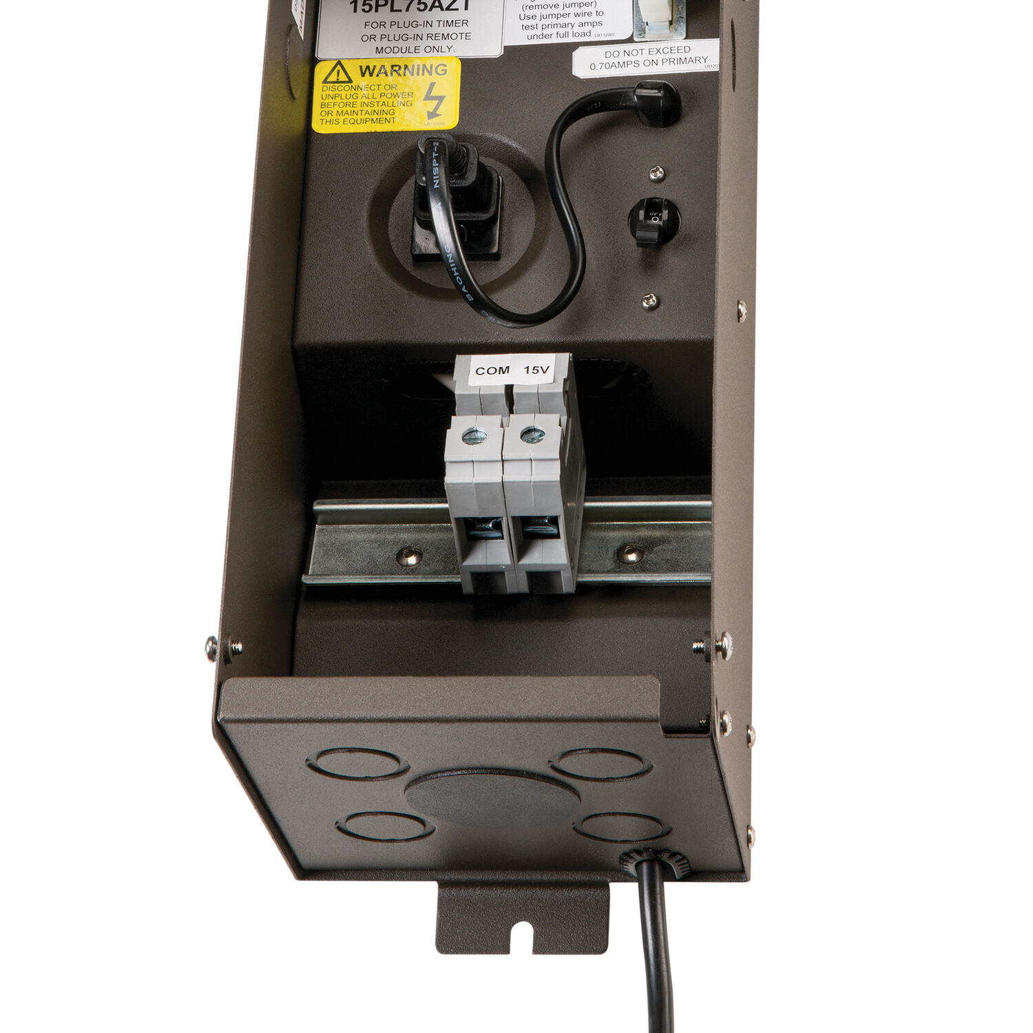 Transformer - Plus Series 120 Textured Architectural Bronze Landscape 12V Transformer