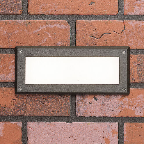 Landscape LED 12 1.72 watt Textured Architectural Bronze Landscape 12V LED Step Light in 3000K