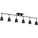 Sylvia 6 Light 120 Black Rail Light Ceiling Light