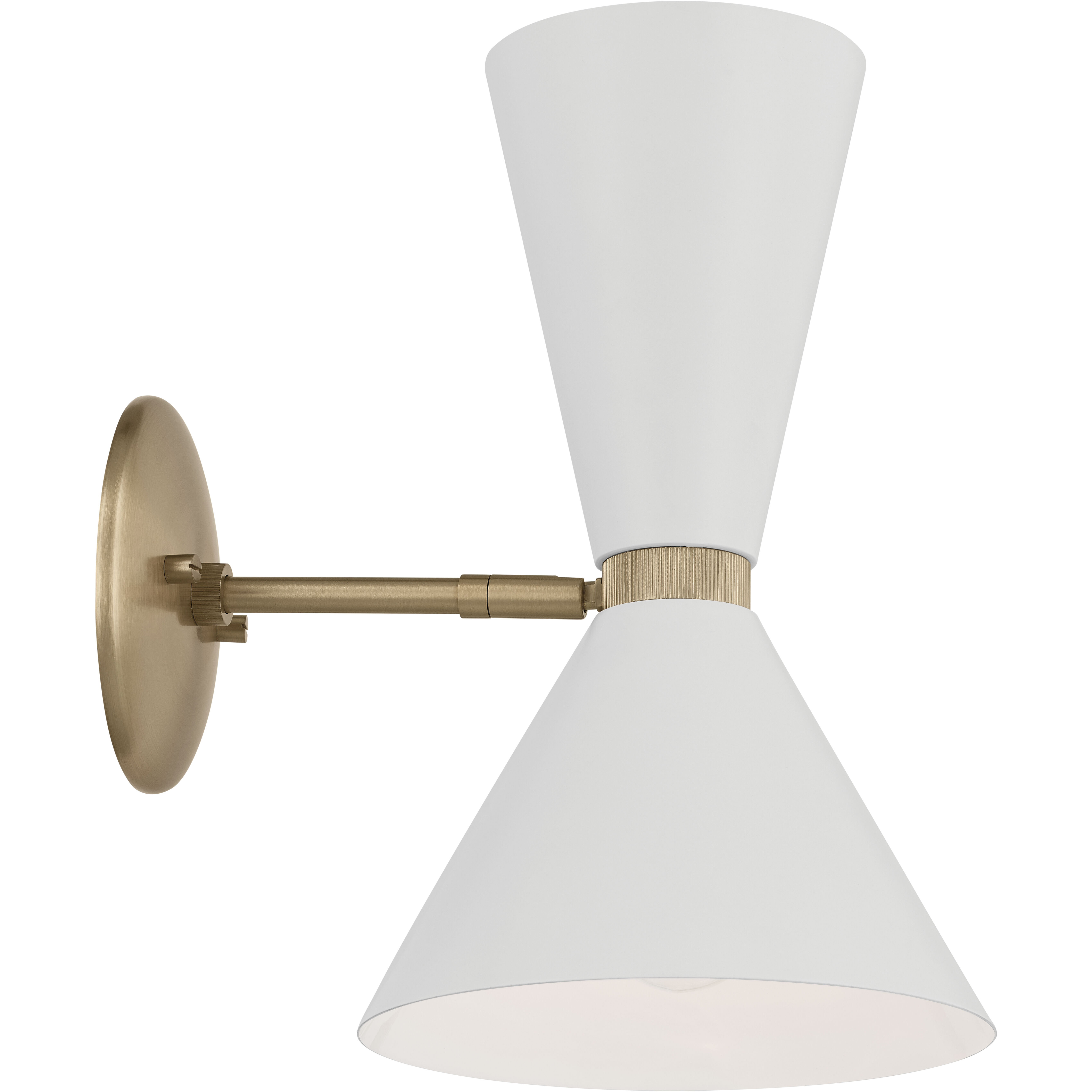 Phix LED 8.75 inch Champagne Bronze with White Wall Sconce Wall Light