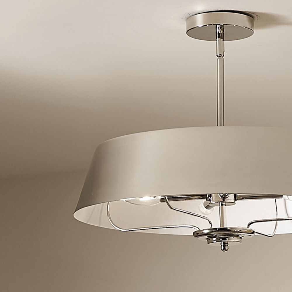 Luella 4 Light 22 inch Polished Nickel Pendant Ceiling Light