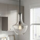 Everly 1 Light 11 inch Olde Bronze Pendant Ceiling Light in Clear Seeded
