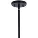 Velestino 6 Light Black Chandelier Ceiling Light