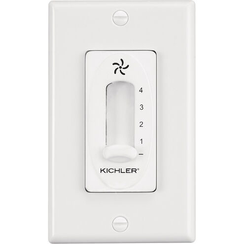 Independence 4-Speed Slide Fan Switch Control, White Independence 4-Speed Slide Fan Switch Control, White