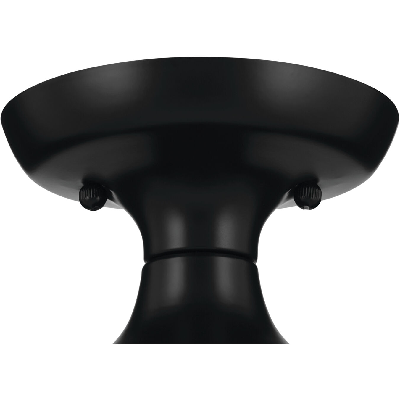 Sisu LED 5 inch Black Semi Flush Mount Ceiling Light